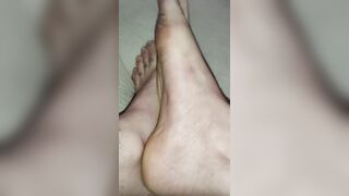 Nice sexy guy feet barfoot