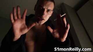 Gagging on Daddy's Cock while He is Smoking - Slave Training