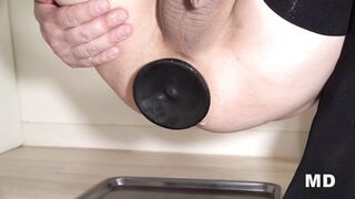 80mm Anal Plug Insertion #1