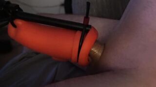 Edging Machine milking Cock to Orgasm