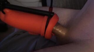 Edging Machine milking Cock to Orgasm