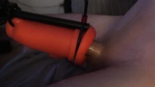 Edging Machine milking Cock to Orgasm