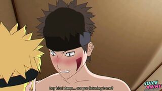 Kiba wants Naruto to admit he's the hottest Ninja... bara yaoi