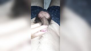 white guy gets cum from his testicles ( onlyfans - @lumpenate )