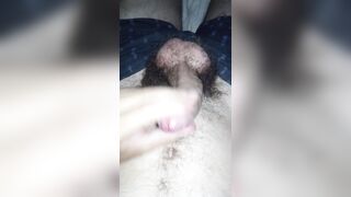 white guy gets cum from his testicles ( onlyfans - @lumpenate )