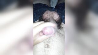 white guy gets cum from his testicles ( onlyfans - @lumpenate )