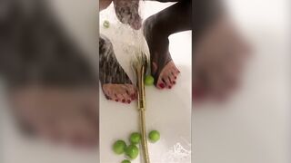 Sexy Trap Masturbating with Water