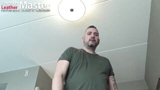 Angry stepdad teaches you to worship his boots huff and drink piss to serve as a slave PREVIEW