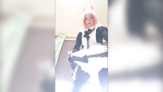 [no porn] Japanese Catty Sissy Maid image clip (@rik dejavu)