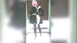 [no porn] Japanese Catty Sissy Maid image clip (@rik dejavu)