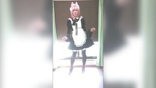 [no porn] Japanese Catty Sissy Maid image clip (@rik dejavu)