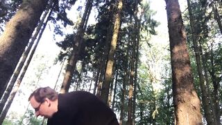 Handjob in the Forest