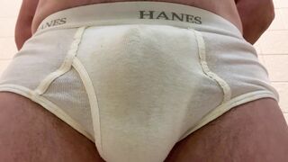 Pissing tighty whiteys #2 - Hot underwear porn for amateur fetish to hardcore pigs