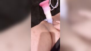 Femboy soft moaning cumming T-dick pulsate