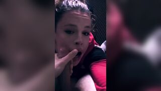 Trans babe gets facial