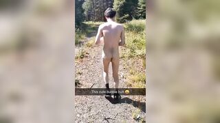 Outdoor nude walkin