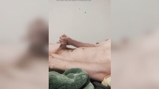 Masturbation on bed