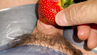 Strawberry micropenis rub down