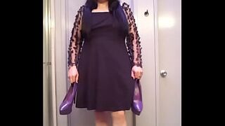 Shopping Stories #79 - A Brand New Dress From Shein & My New Purple Patent Leather Ellie High Heels...