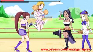 Cute ninja in hentai sex with beautiful ladies in What a wonderful day new gameplay