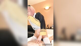 【SPY×FAMILY】Anya japanese transgender Analfuck with daddy♡ Asian Hentai femboy cosplayer