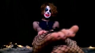 tgirl clown worships her feet trailer AVAILABLE ON ONLYFANS/FANSLY/MV