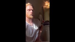 Sexy solo male hairy ginger cumpilation cum shot compilation