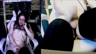 Trans gamer girl streamer ends up masturbating more than playing Escape from Tarkov