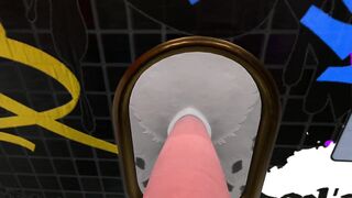 Heat anthro pov furry blowjob in public toilet