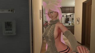 Horny Futa Makes You her Slutty Pet and Uses You as her Personal Cum Dump - POV VRChat ERP Trailer