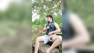 Nalibogan sa gala nag jakol outdoor / Outdoor Masturbation