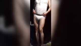 travesti calzon de bolitas