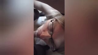 Femboy sucking delicous Cock