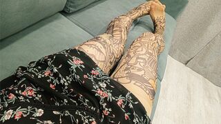 Slender Legs Of A Beautiful FEMBOY