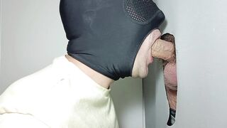 Straight male returns to gloryhole after a few months to give me milk. chat in spanish on twitter.