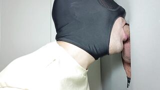 Straight male returns to gloryhole after a few months to give me milk. chat in spanish on twitter.