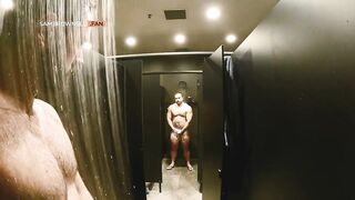 Gym Jock Jerks in Showers