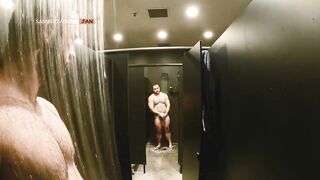 Gym Jock Jerks in Showers