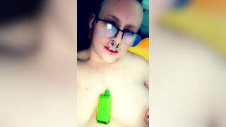 horny pre-op ftm cums from clit play