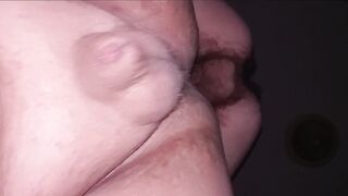 Transwoman has tight asshole stretched and bred by well endowed husband