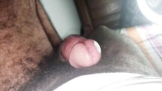 Watch the sperm ejaculate from the head of my penis