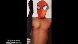 POV Spiderman Hunk Fucks Cute Twink