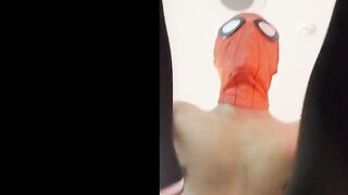 POV Spiderman Hunk Fucks Cute Twink