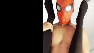 POV Spiderman Hunk Fucks Cute Twink