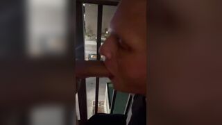 Balcony blowjob in Salt Lake City