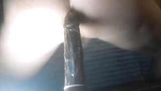 POV Dildo Thrusting In And Out My Dripping Ass