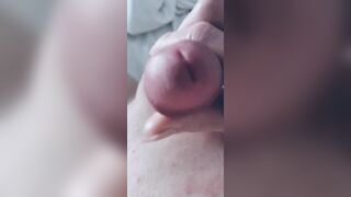 Cute Tgirl Using Her Long Nails to Tease Her Shaved Cock