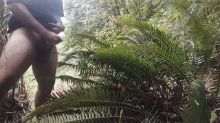 Cum on guys 2- Cum on a fern. What else would you like to see me cum on