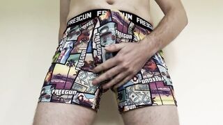 Twink in Colorful Boxers - Freegun GTA Vice City tease