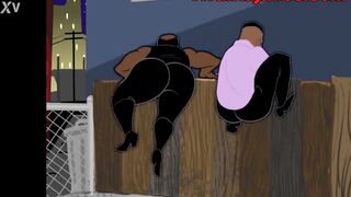 Gay Cartoon the Big Ass Hero